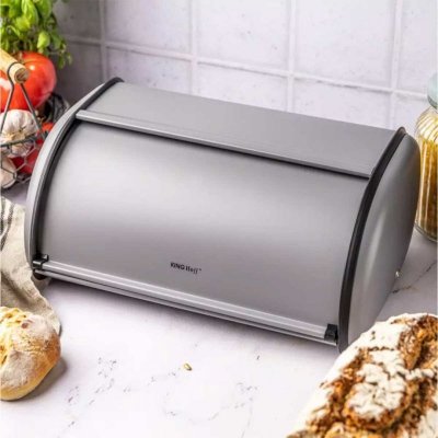 CHLEBAK STALOWY KINGHOFF KH-1863 szary