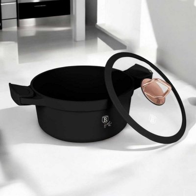 GARNEK TYTANOWY 24cm BERLINGER HAUS BH-1457 BLACK ROSE