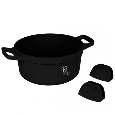 GARNEK TYTANOWY 24cm BERLINGER HAUS BH-1457 BLACK ROSE