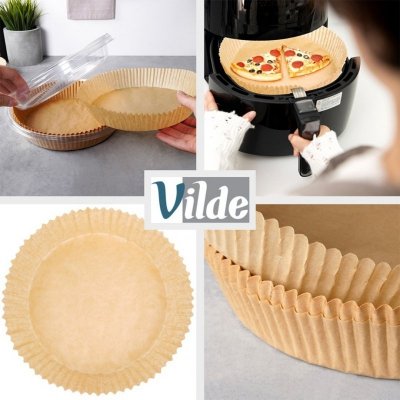 WKŁAD PAPIEROWY DO FRYTOWNICY OKRĄGŁY 23cm 100szt. 279051