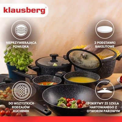 ZESTAW 12 ELEM. GARNKÓW MARMURKOWYCH KLAUSBERG KB-7968