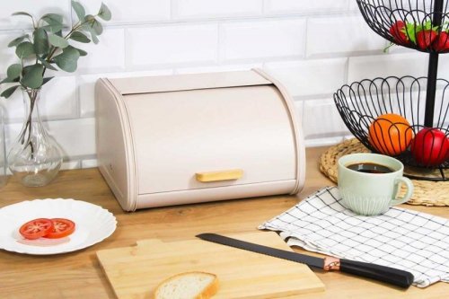 CHLEBAK STALOWY POJEMNIK NA PIECZYWO 7701