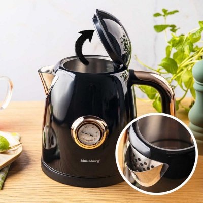 CZAJNIK ELEKTRYCZNY 1L Z TERMOMETREM KLAUSBERG KB-9017
