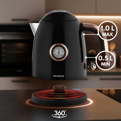 CZAJNIK ELEKTRYCZNY 1L Z TERMOMETREM KLAUSBERG KB-9017