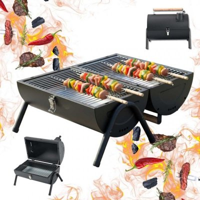 GRILL WĘGLOWY PRZENOŚNY SKŁADANY KINGHOFF KH-2032