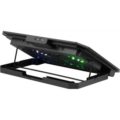 Defender Podstawka chłodząca NS-510 2W 2XUSB RGB 15.6 cala