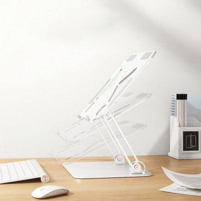 Podstawka pod laptopa, regulowana, ergonomiczna 10-17 cali LAPTOP STAND MT2661W (biała)