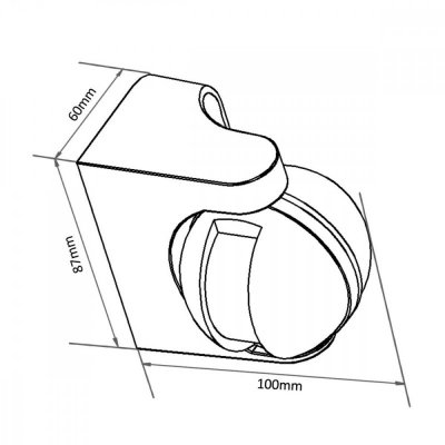 Czujnik ruchu PIR MCE358 B/B IP44, zasieg 12m, max obciążenie 300/1200W, czarny z czarną przesłoną