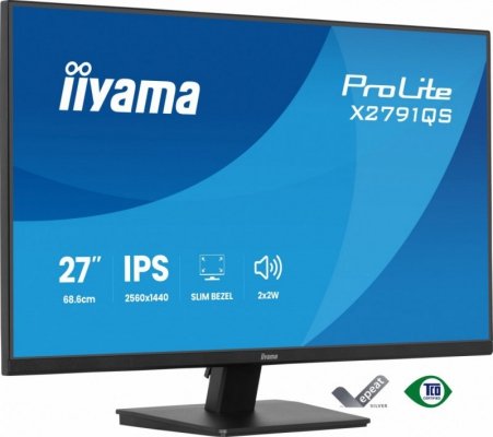 Monitor 27 cali X2791QS-B1 IPS, QHD, 120Hz, HDMI, DP, 2xUSB, 1500:1, 350cd, 2x2W, cienka ramka z 4 stron