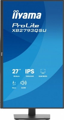 Monitor 27 cali XB2793QSU-B1 IPS, QHD, HDMI, DP, 2xUSB