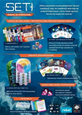 Gra SETI: Poszukiwania pozaziemskich cywilizacji - Agencje kosmiczne Dodatek