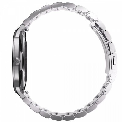 Smartwatch Quantum srebrny stalowy