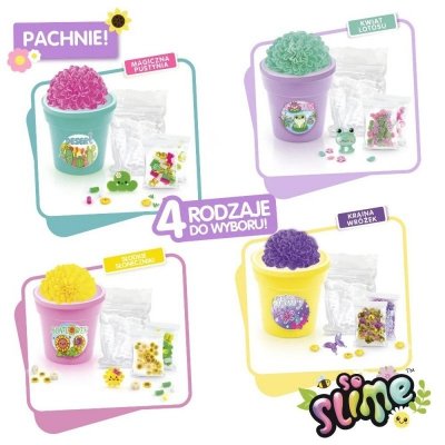 Zestaw kreatywny So Slime Kwiatowe Kreacje - doniczka fioletowa