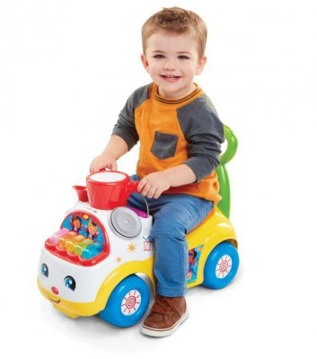 Fisher Price Jeździk muzyczna parada żółty