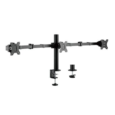 Uchwyt na 3 monitory,17 -27 cali, ramie 380mm,3x7kg