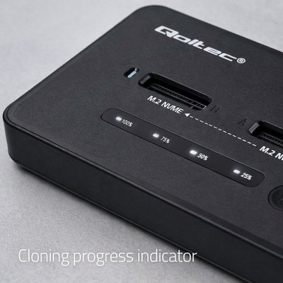 Stacja dokujšca dysków SSD M.2 NVMe | PCIe | USB-C | 20Gb/s |    DUAL 2x8TB | klonowanie offline