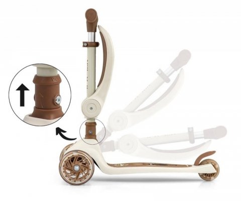 Hulajnoga Scooter Fuzzy Classic beżowa