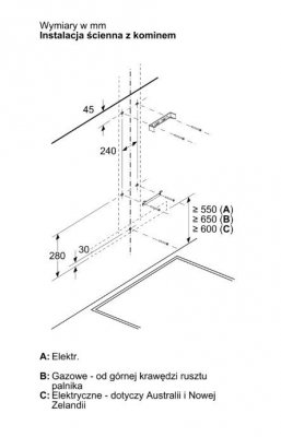 Okap DWB95CC60 Serie 2 90 czarny