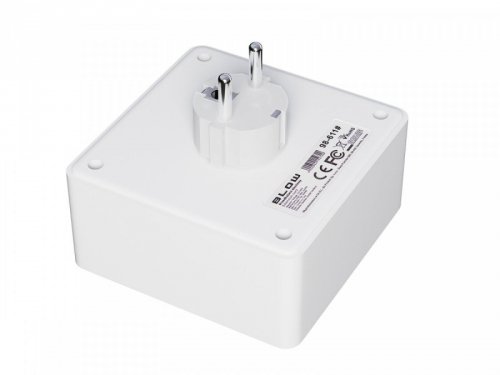 Rozgałęźnik R-20 PR 2-GNIAZDA + 2USB + USB-C biały