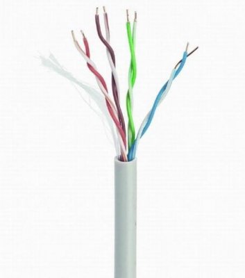 Gembird Kabel UTP drut kat. 5e (CCA) 305m szary