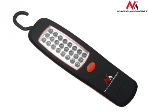 Lampa warsztatowa 24 LED Magnes hak MCE03 3xAAA