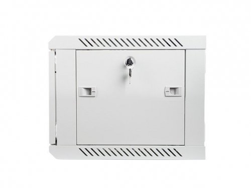 Lanberg Szafa instalacyjna wisząca 19&#039;&#039; 6U 600X450mm szara (drzwi        szklane)