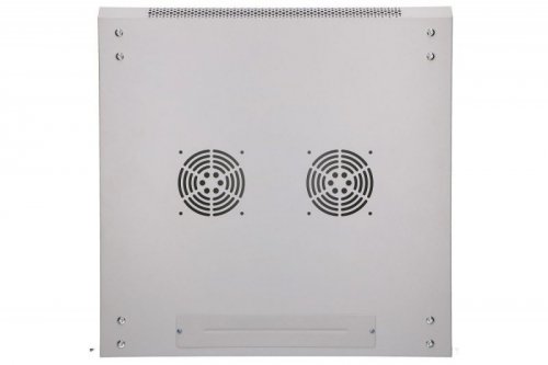 Extralink Szafka wisząca rack 6U 600x600 szara szklane drzwi