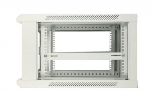 Extralink Szafka wisząca rack 6U 600x450 szara z metalowymi drzwiami