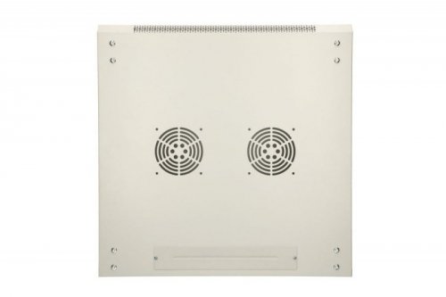 Extralink Szafka wisząca rack 6U 600x600 szara metalowe drzwi