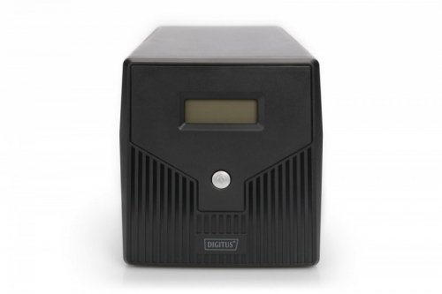 Digitus Zasilacz awaryjny UPS Line-Ineractive LCD, 2000VA/1200W, 2x12V/9Ah, AVR, 4xSCHUKO, USB, RS232, RJ45