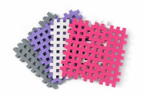 Marioinex Klocki konstrukcyjne Mini Wafle Mini Podstawa 4 Sztuki