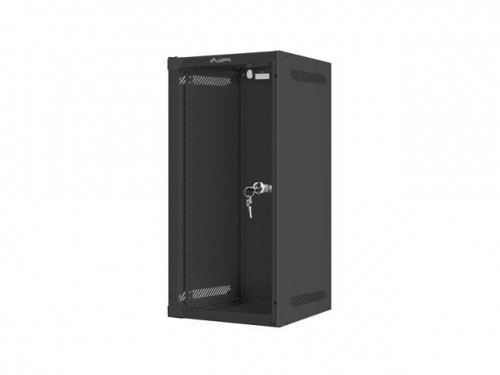 Lanberg Szafa wisząca 10&#039;&#039; 12U 280x310 czarna FLAT PACK