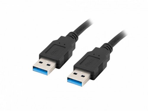 Lanberg Kabel USB-A M/M 3.0 1.0m czarny