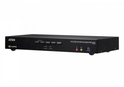 ATEN Przełącznik 4-Port USB3.0 4K HDMI Dual Display KVMP Switch