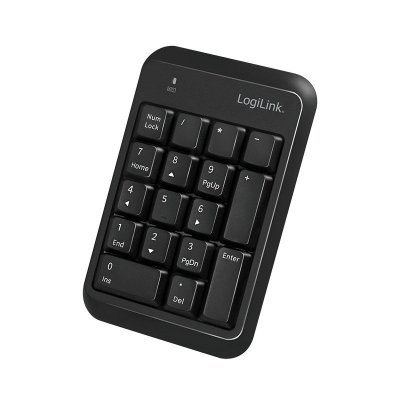 LogiLink Klawiatura numeryczna Bluetooth v5.1 czarna