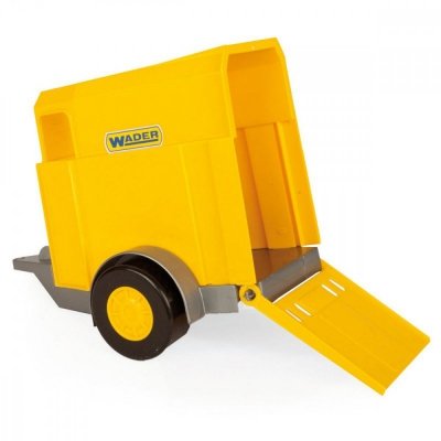 Wader Traktor-ładowarka z przyczepą na konia