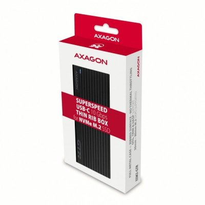 AXAGON EEM2-GTR Obudowa zewnętrzna aluminiowa, USB-C 3.2 GEN 2 M.2 NVMe SSD