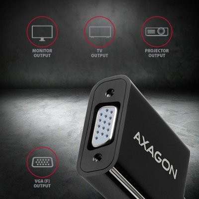 AXAGON RVD-VGN Adapter DisplayPort -&gt; VGA FullHD 1920x1200