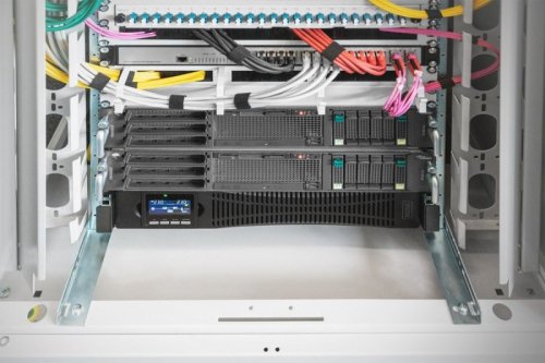 Digitus Zasilacz awaryjny UPS Online Rack 19&quot; LCD, 2000VA/2000W, 4x12V/9Ah, 8xC13, USB, RS232, RJ45