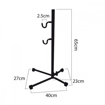 Maclean Rowerowy uchwyt serwisowy stal max. obciążenie 20kg pasuje do rowerów MTB z kołami do 27,5&quot;MC-434