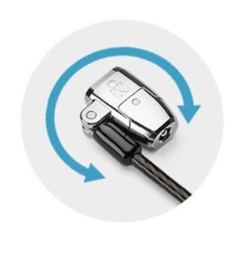 Kensington Blokada do laptopa ClickSafe 2.0 3-in-1 Keyed T-Bar, Nano, Wedge