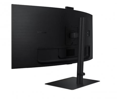 Samsung Monitor 34 cale ViewFinity S65VC VA 3440x1440 UWQHD 21:9 1xHDMI 1xDP 1xUSB-C (90W) 2xUSB 3.0 LAN (RJ45) 5ms HAS Webcam g