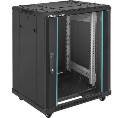 Qoltec Szafa RACK 19&quot; | 15U | 600 x 600 x 855 | stalowa obudowa