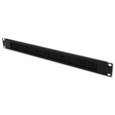 Qoltec Przepust szczotkowy do szaf RACK 19&quot; | 1U