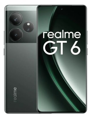 REALME Smartfon Realme GT6 512GB 16GB Razor Green RMX3851