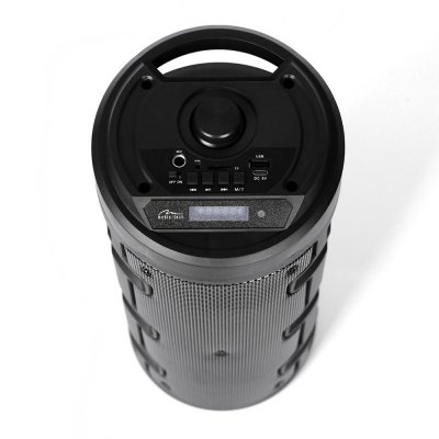 Media-Tech Głośnik PARTYBOX KEG BT MT3165 V2.0 Karaoke/Bluetooth 5.0+EDR/FM/MP3/MicroSD/USB/Equalizer/AUX/Jack 6.3/Pilot/Pasek/U