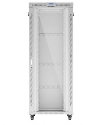 Lanberg Szafa stojąca rack 19&#039;&#039; 42U 800x1000 szara drzwi szkalne flat pack