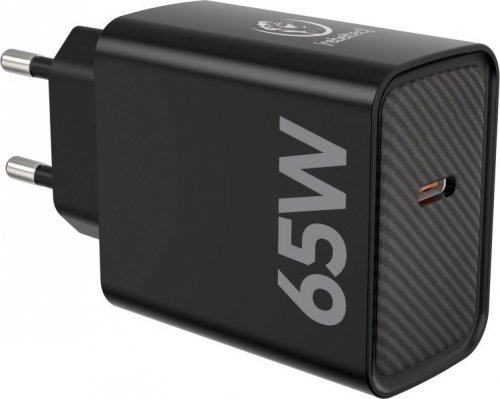Rebeltec Zasilacz PD65W USB-C uniwersalny do notebooków, smartfonów, tabletów, power banków oraz innych urządzeń z gniazdem zasi