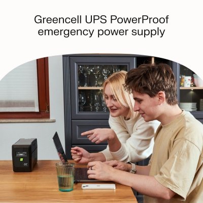 Green Cell Zasilacz awaryjny UPS 600W/1000VA modyfikowana sinusoida