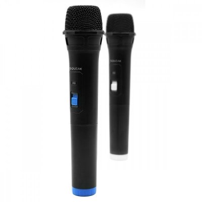 SQUEAK Zestaw mikrofonów do KARAOKE VocalDuo 2,4G 30 metrów zasięgu